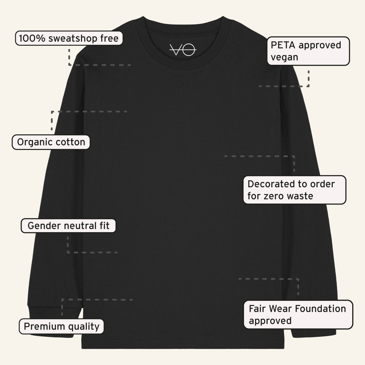 VO Origins Long Sleeve T-Shirt (Unisex)