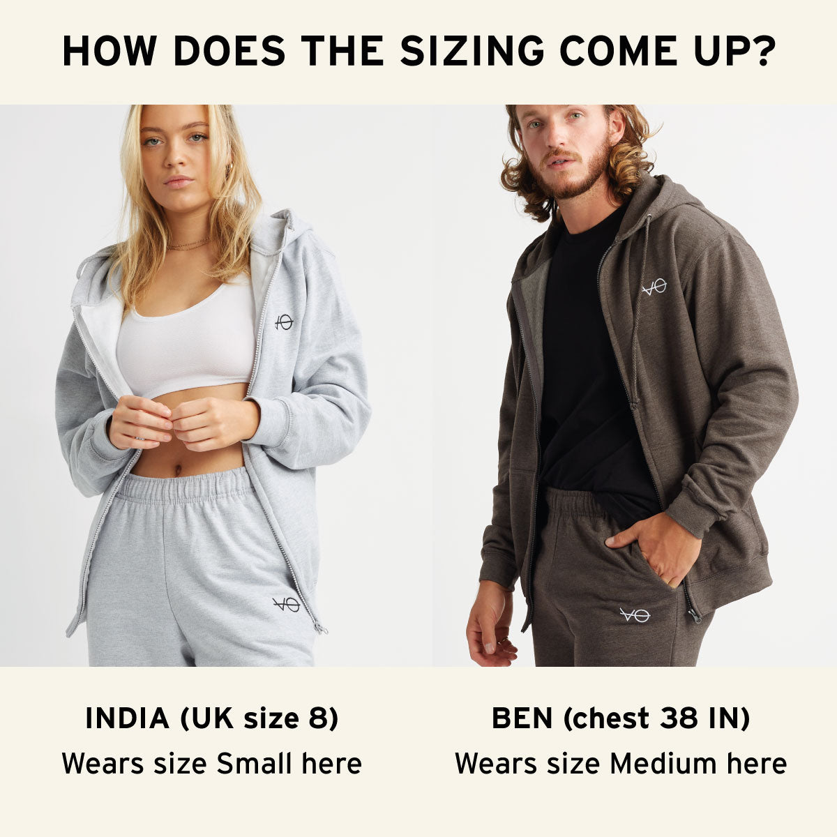 Tiny Embroidered Dino Zip Up Hoodie (Unisex)