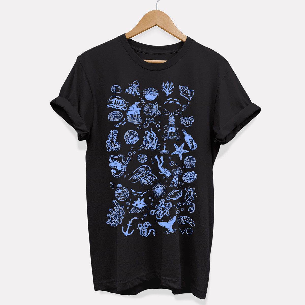 Aqua Doodle T-Shirt (Unisex)