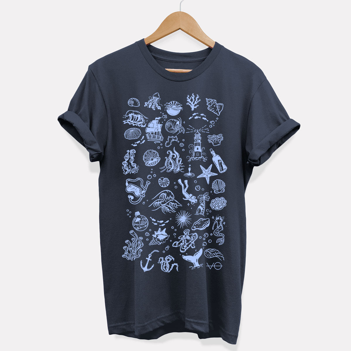Aqua Doodle T-Shirt (Unisex)
