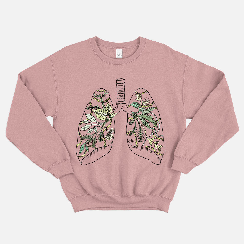 Botanatomy Lungs Sweatshirt (Unisex)