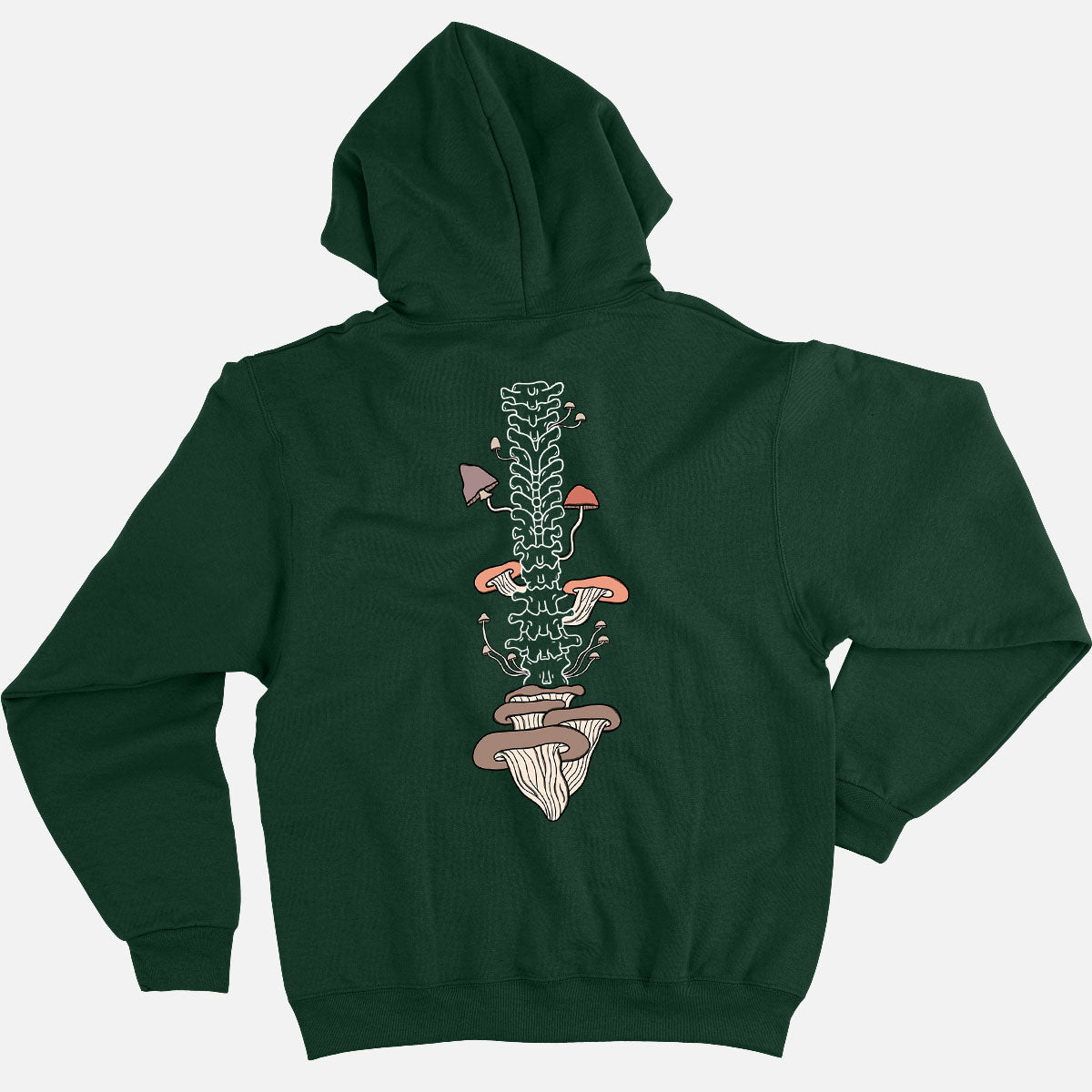 Botanatomy Spine Back Print Hoodie (Unisex)