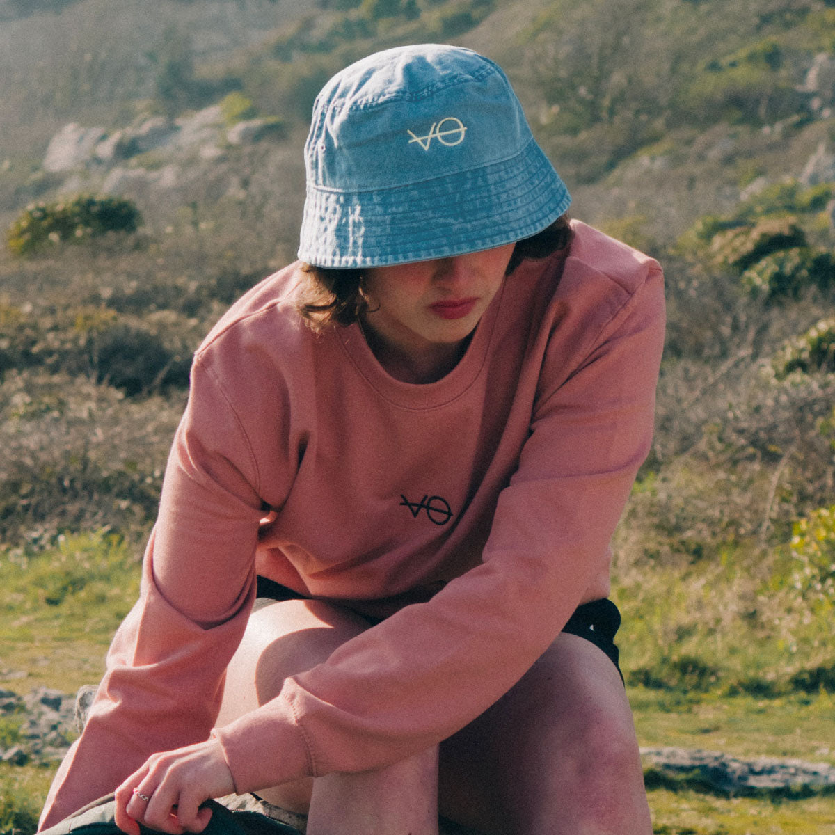 VO Embroidered Bucket Hat