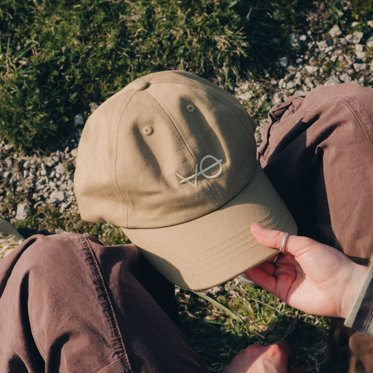 VO Embroidered Organic Dad Cap