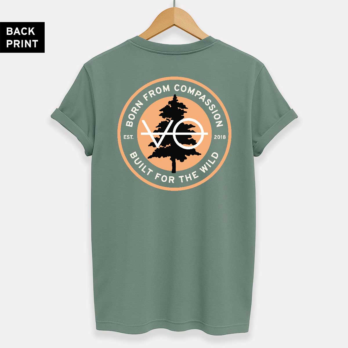 Evergreen Back Print T-Shirt (Unisex)