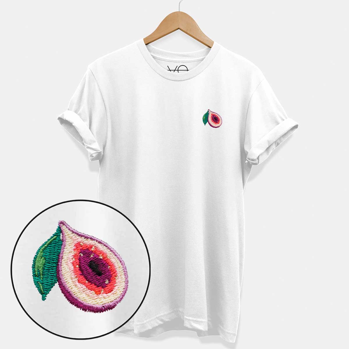 Fig Embroidered T-Shirt (Unisex)