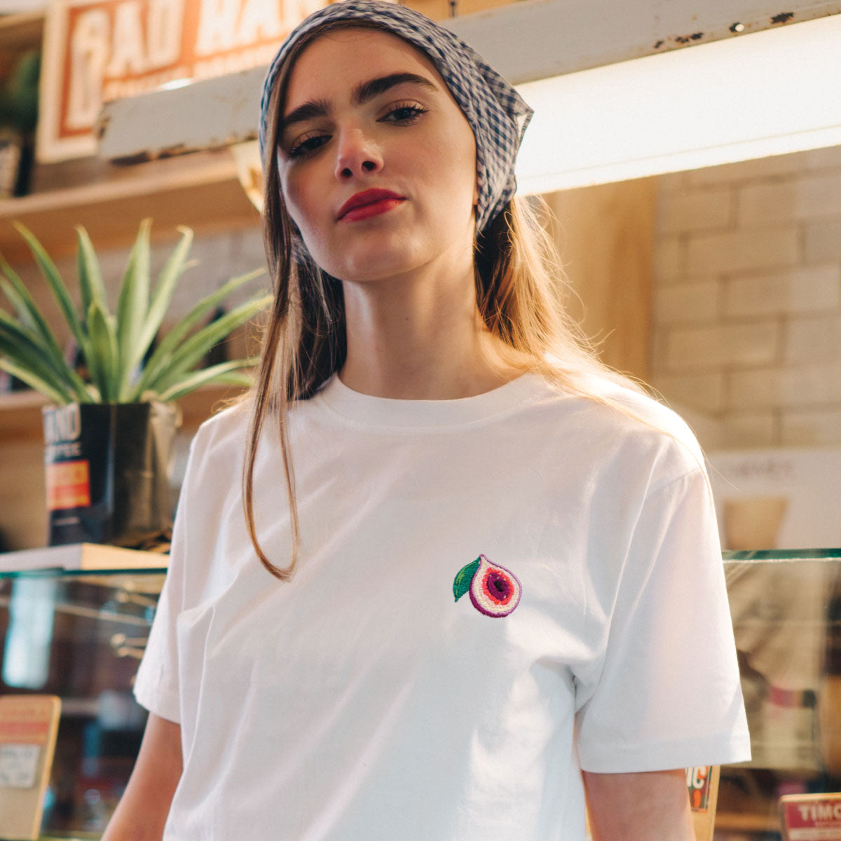 Fig Embroidered T-Shirt (Unisex)