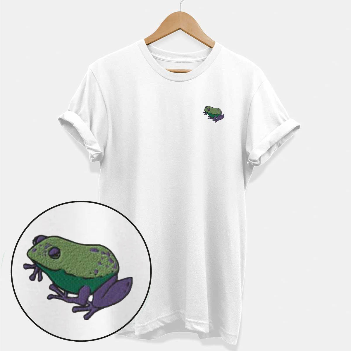 frog dress shirt Cyber-Punk Frog Button Asymmetric Street Shirt
