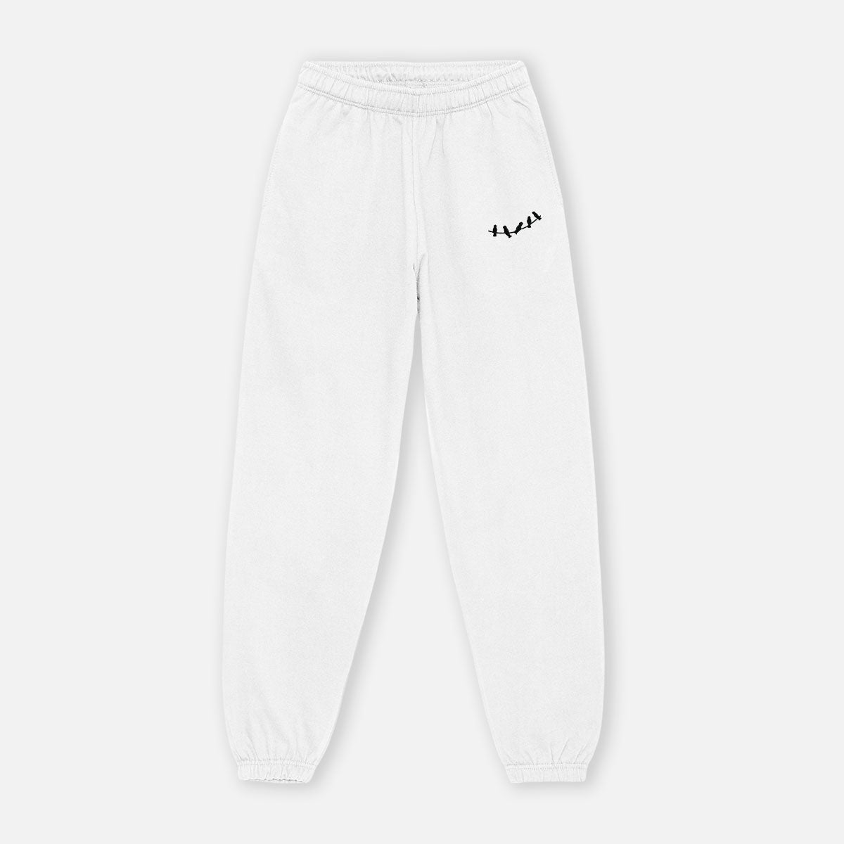 Gathering Embroidered Joggers (Unisex)
