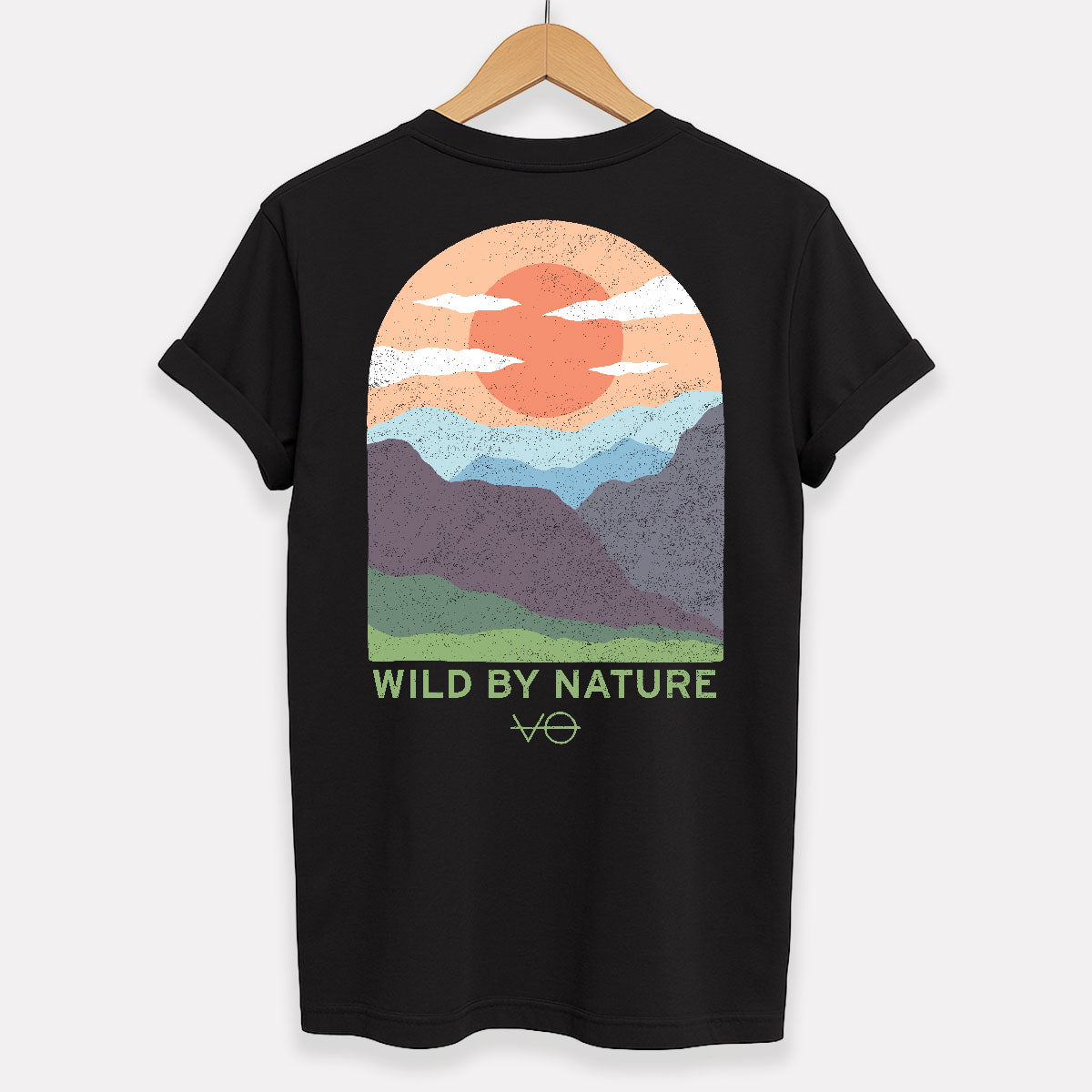 Hills Scene Back Print T-Shirt (Unisex)