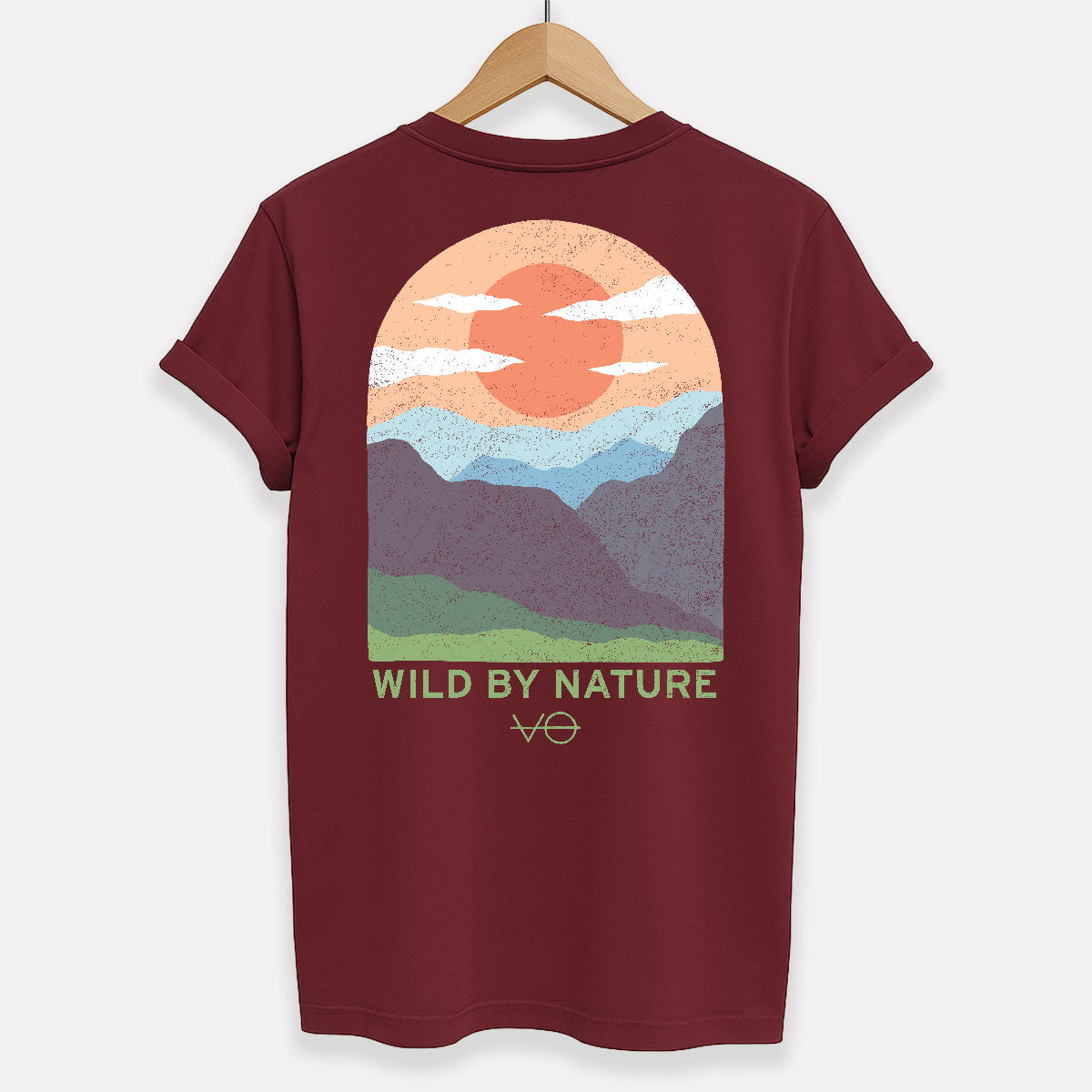 Hills Scene Back Print T-Shirt (Unisex)