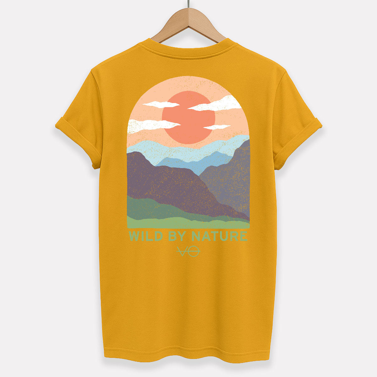 Hills Scene Back Print T-Shirt (Unisex)