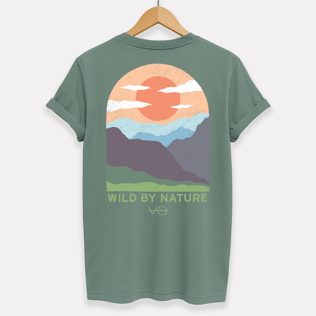 Hills Scene Back Print T-Shirt (Unisex)