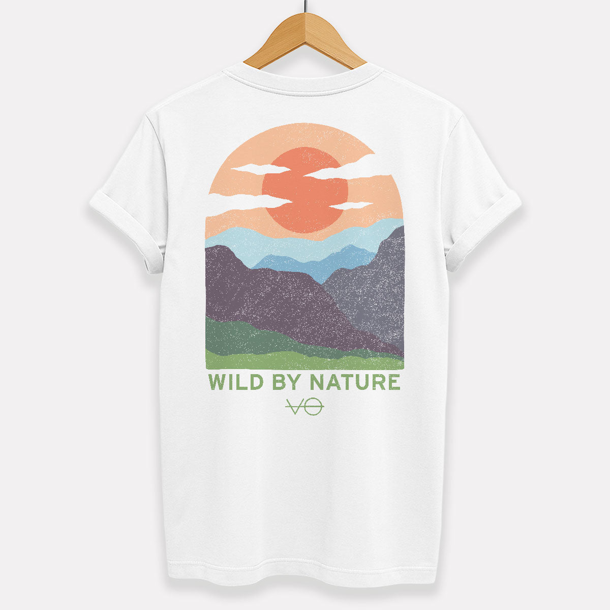 Hills Scene Back Print T-Shirt (Unisex)