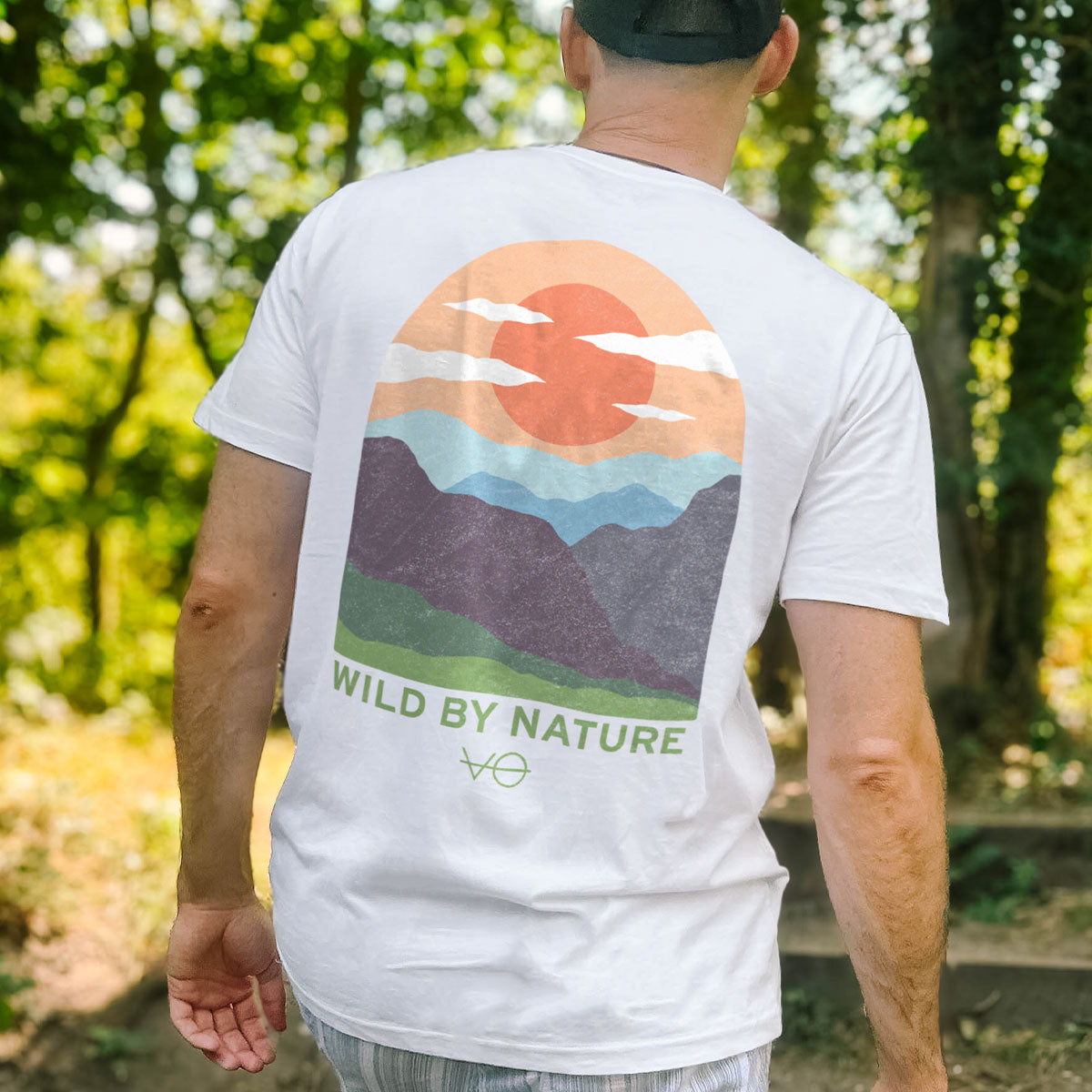 Hills Scene Back Print T-Shirt (Unisex)
