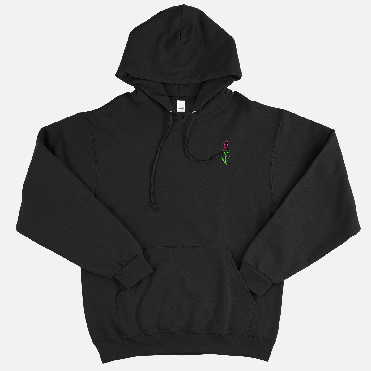 Lavender Embroidered Hoodie (Unisex)