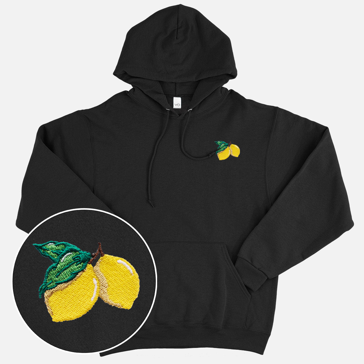 Lemon Embroidered Hoodie (Unisex)