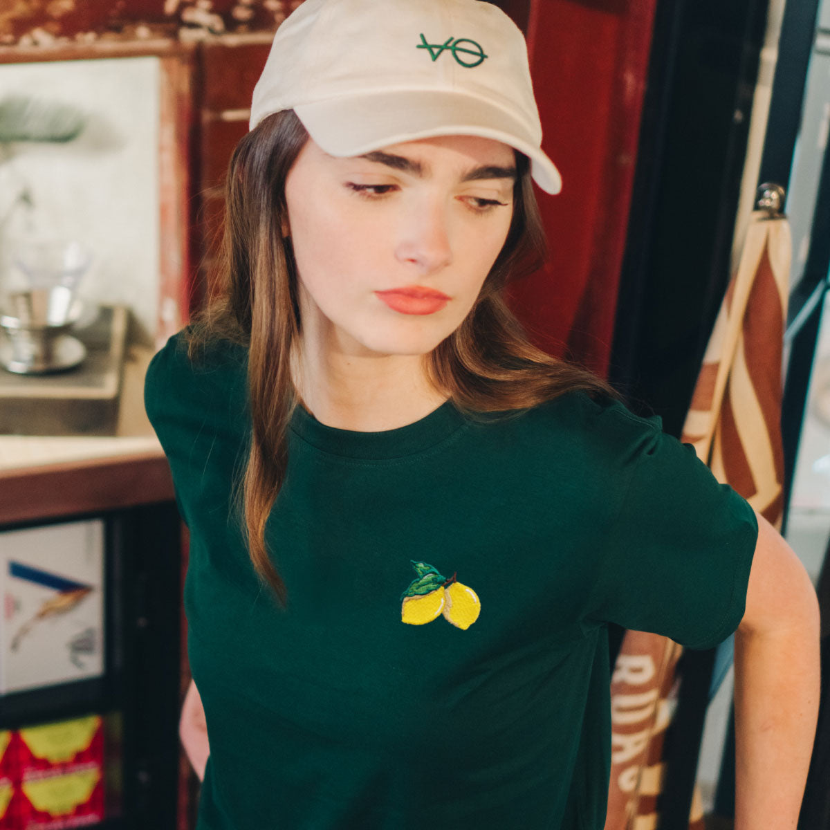 Lemon Embroidered T-Shirt (Unisex)
