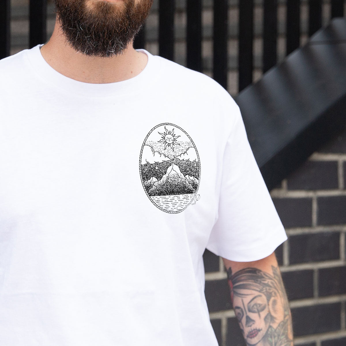 Monochrome Mountains T-Shirt (Unisex)