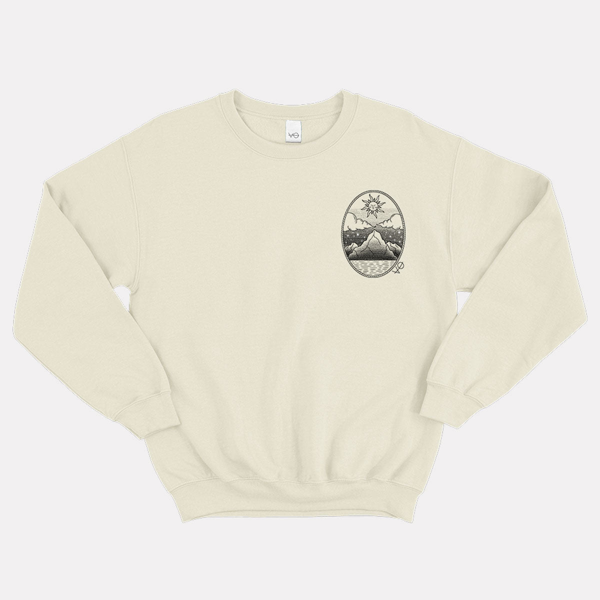 Monochrome Mountains Sweatshirt (Unisex)