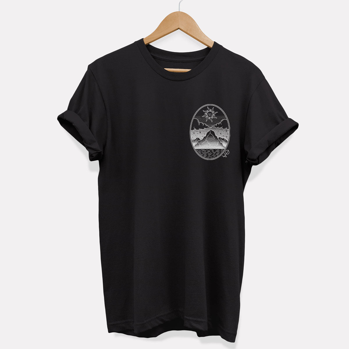 Monochrome Mountains T-Shirt (Unisex)