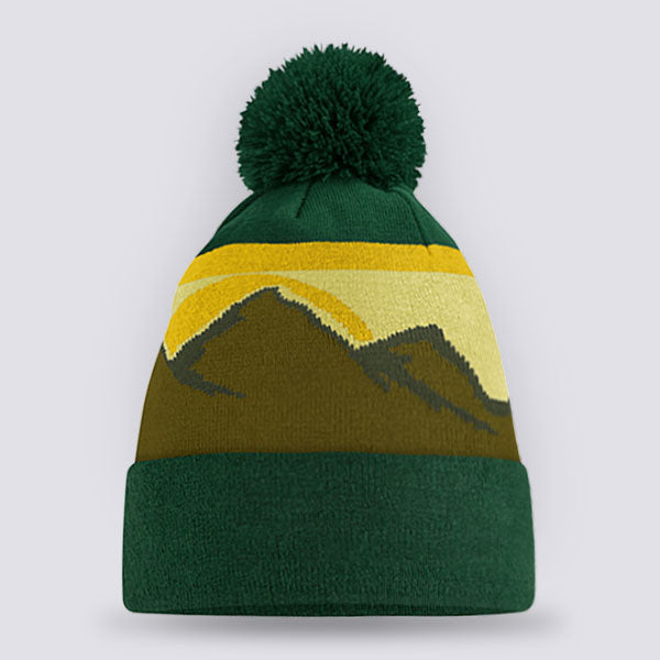 Mountain Pom-Pom Beanie