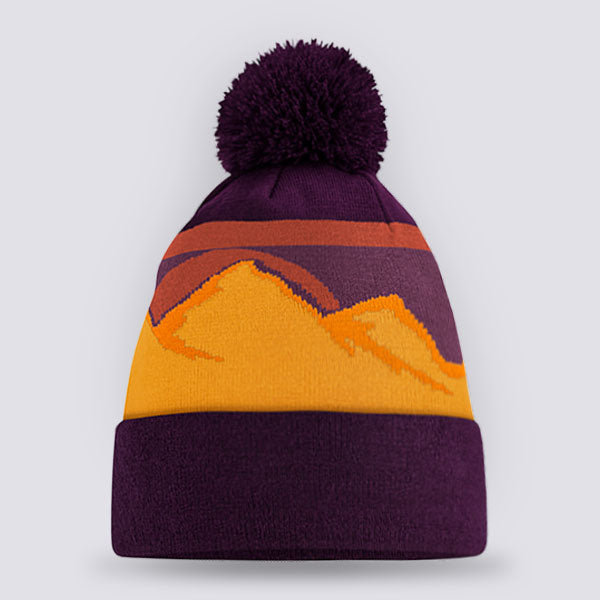 Mountain Pom-Pom Beanie