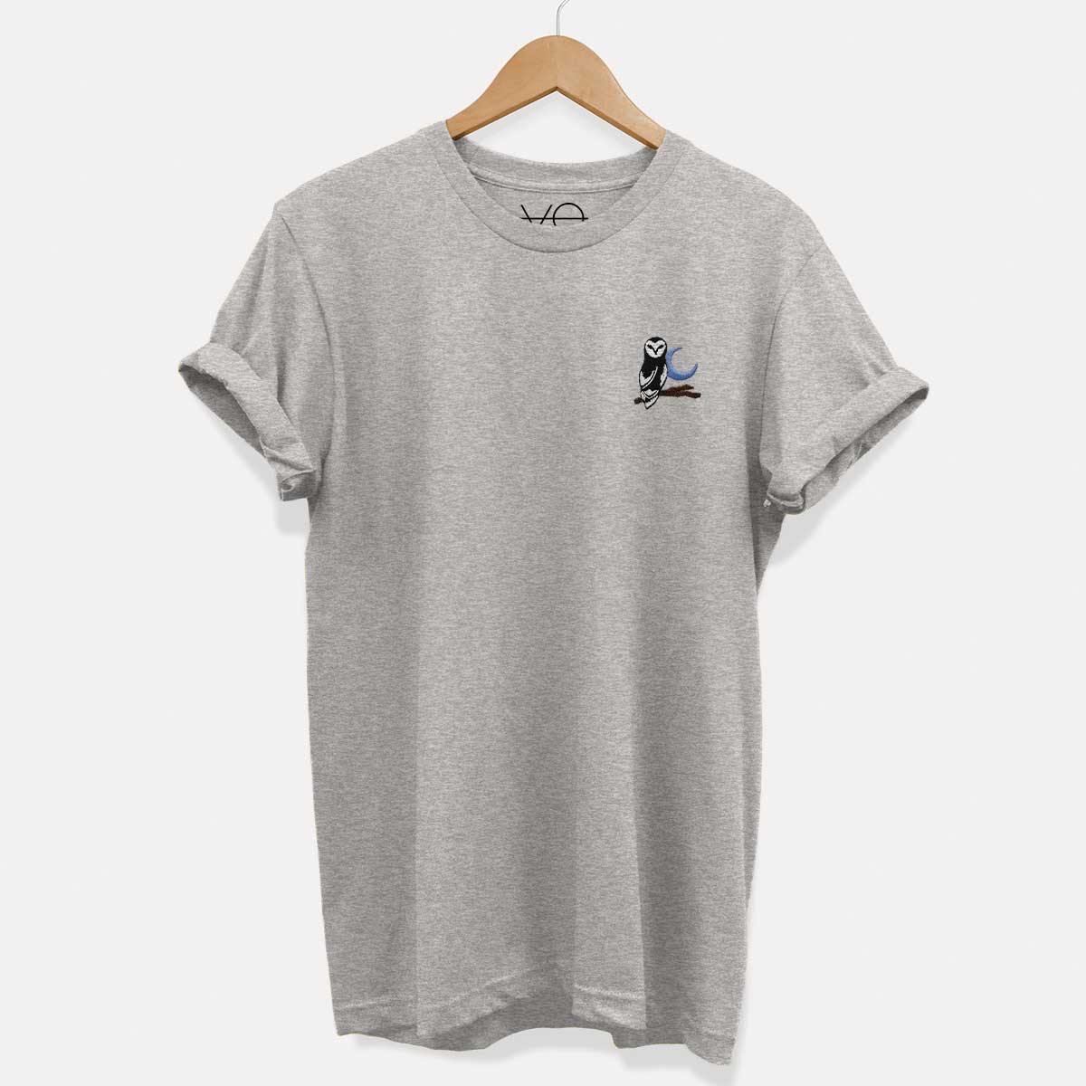 Night Owl Embroidered T-Shirt (Unisex)