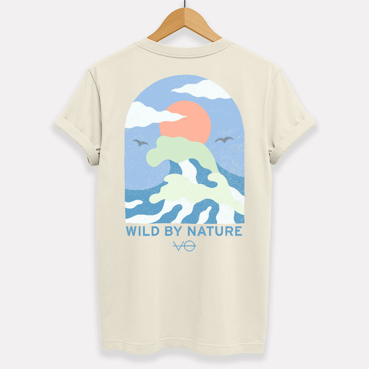 Ocean Scene Back Print T-Shirt (Unisex)
