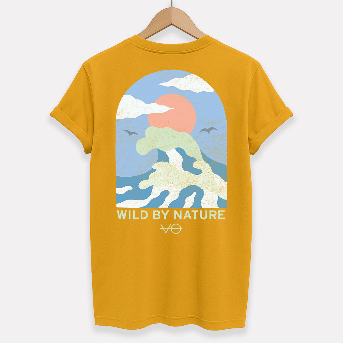 Ocean Scene Back Print T-Shirt (Unisex)