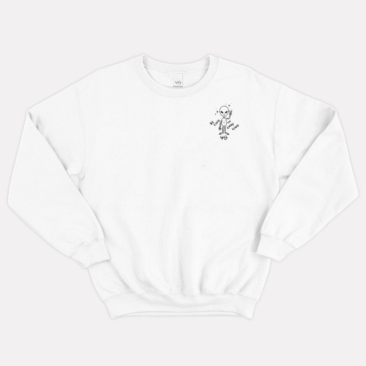 Peace Alien Doodle Sweatshirt (Unisex)