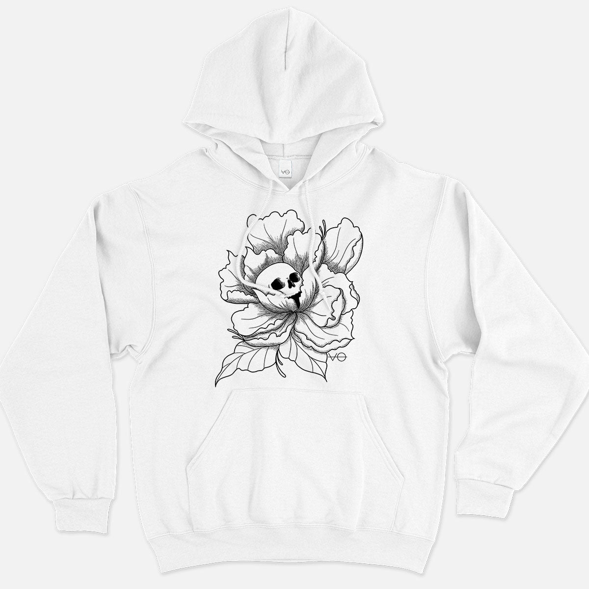 Peony Skullflower Hoodie (Unisex)