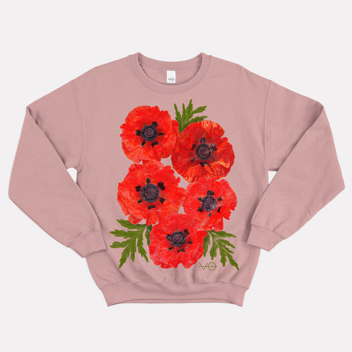 Pressed Poppies Sweatshirt (Unisex)