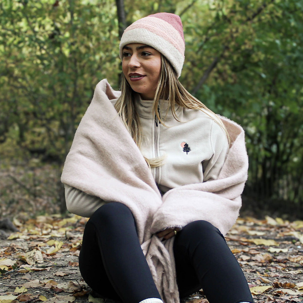 Recycled Oversized Fluffy Scarf