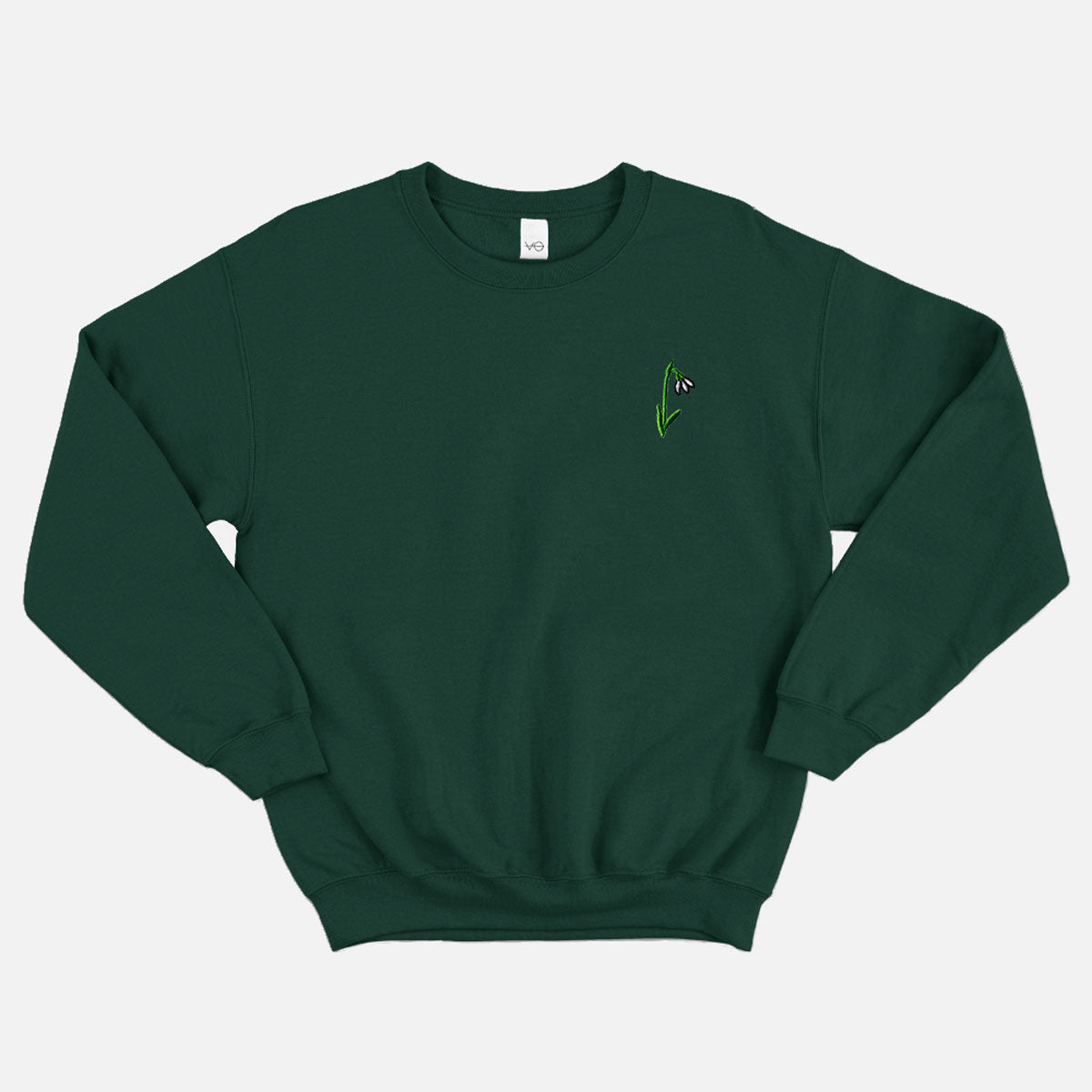 Snowdrop Embroidered Sweatshirt (Unisex)