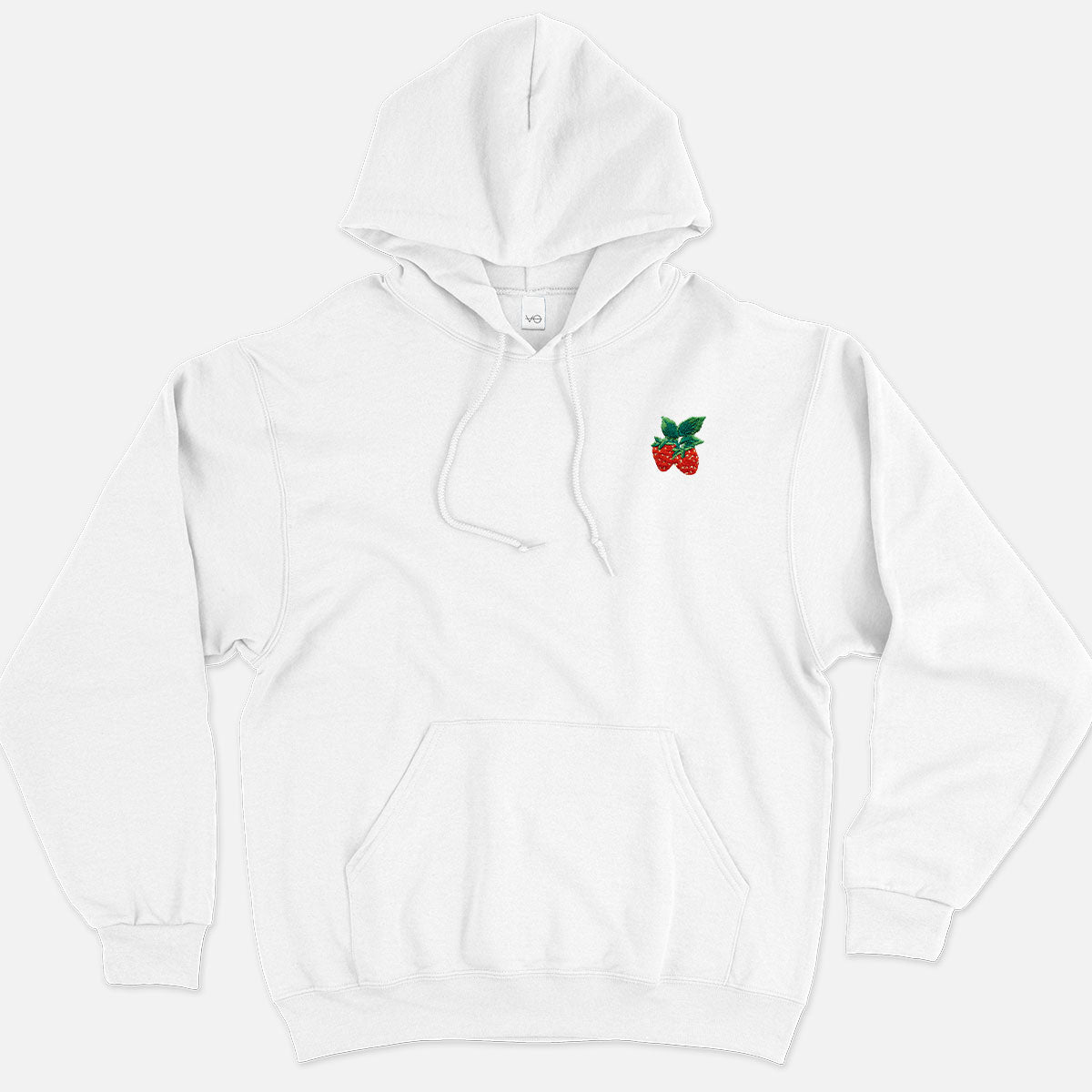 Strawberry Embroidered Hoodie (Unisex)