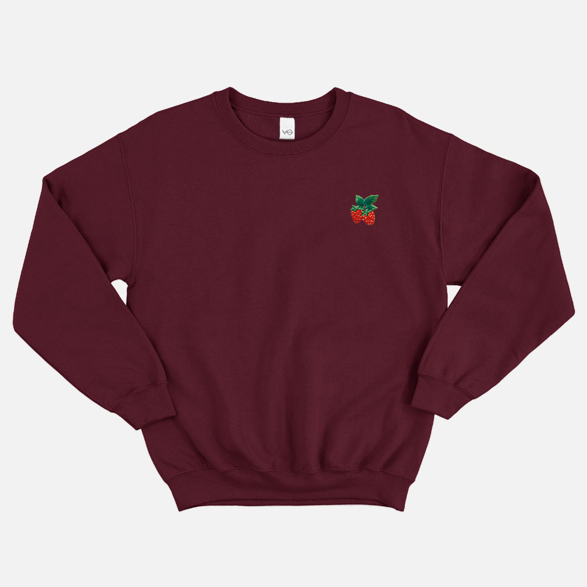 Strawberry Embroidered Sweatshirt (Unisex)