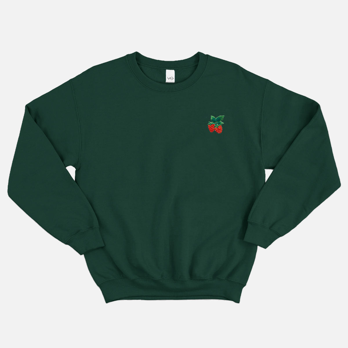 Strawberry Embroidered Sweatshirt (Unisex)