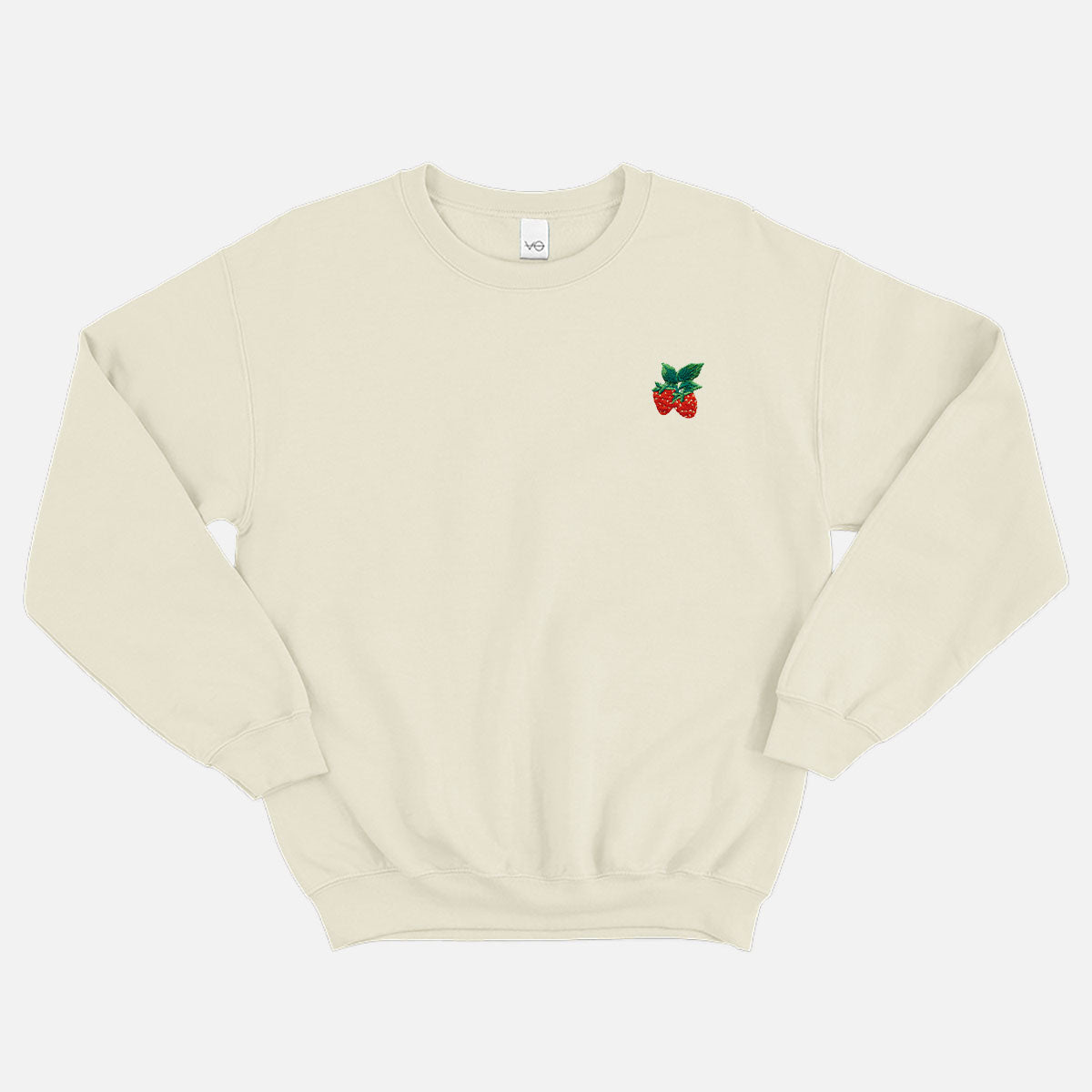 Strawberry Embroidered Sweatshirt (Unisex)
