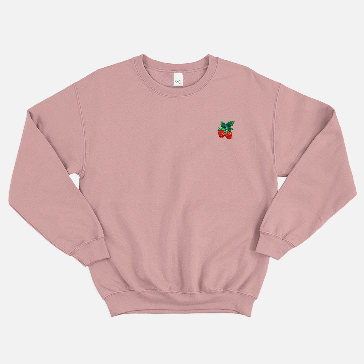 Strawberry Embroidered Sweatshirt (Unisex)