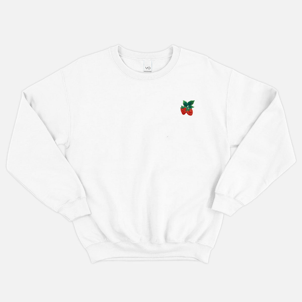 Strawberry Embroidered Sweatshirt (Unisex)