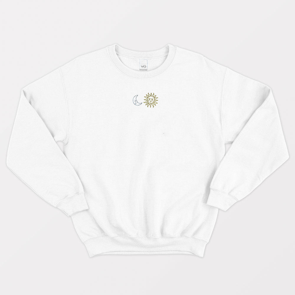 Sun And Moon Embroidered Sweatshirt (Unisex)