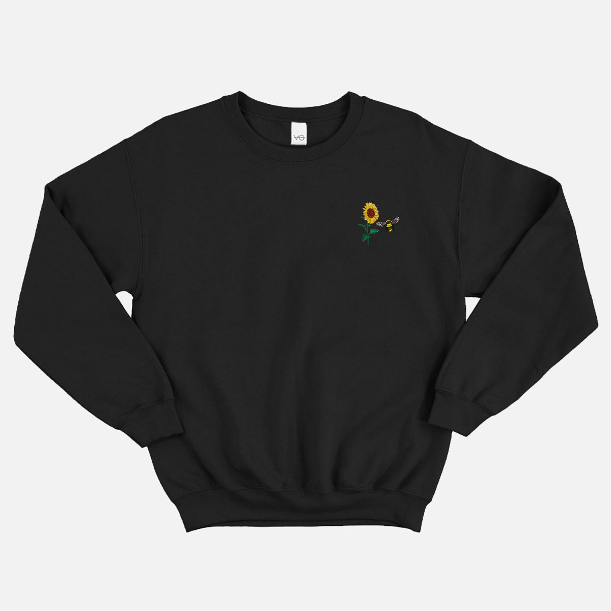 Sunflower Embroidered Sweatshirt (Unisex)