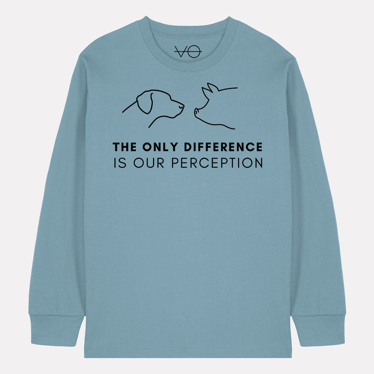 The Only Difference Is Our Perception Long Sleeve T-Shirt (Unisex)