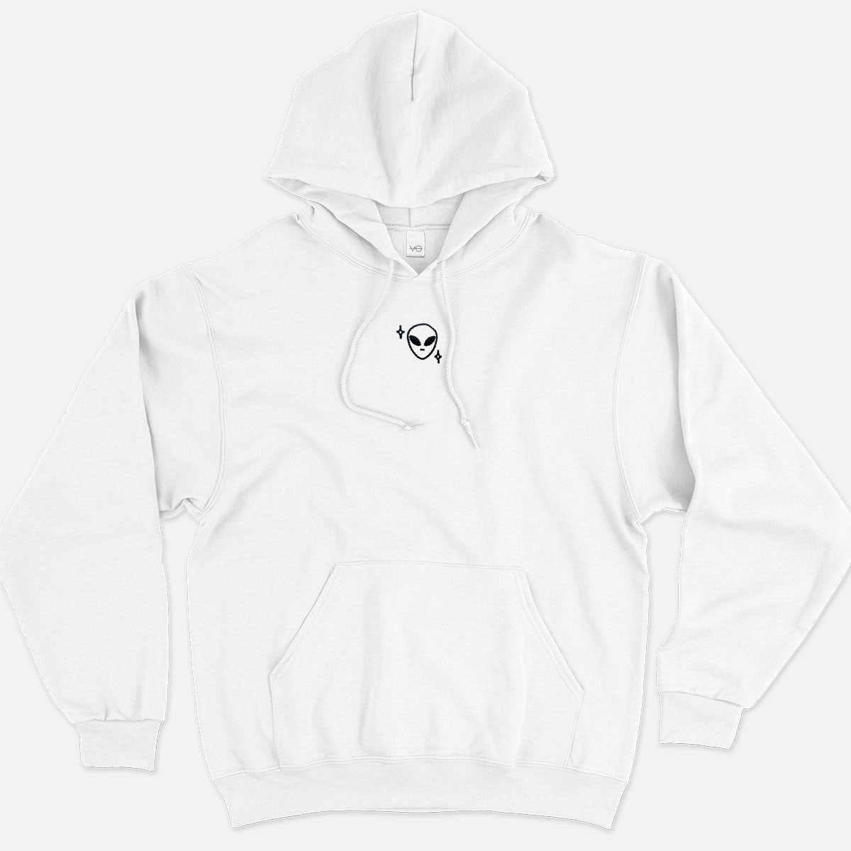 Tiny Embroidered Alien Hoodie (Unisex)