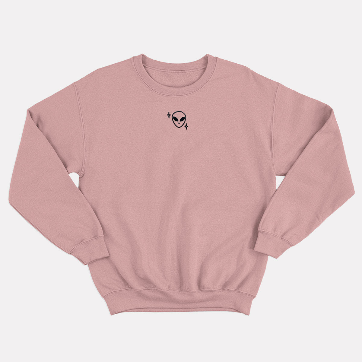 Tiny Embroidered Alien Sweatshirt (Unisex)