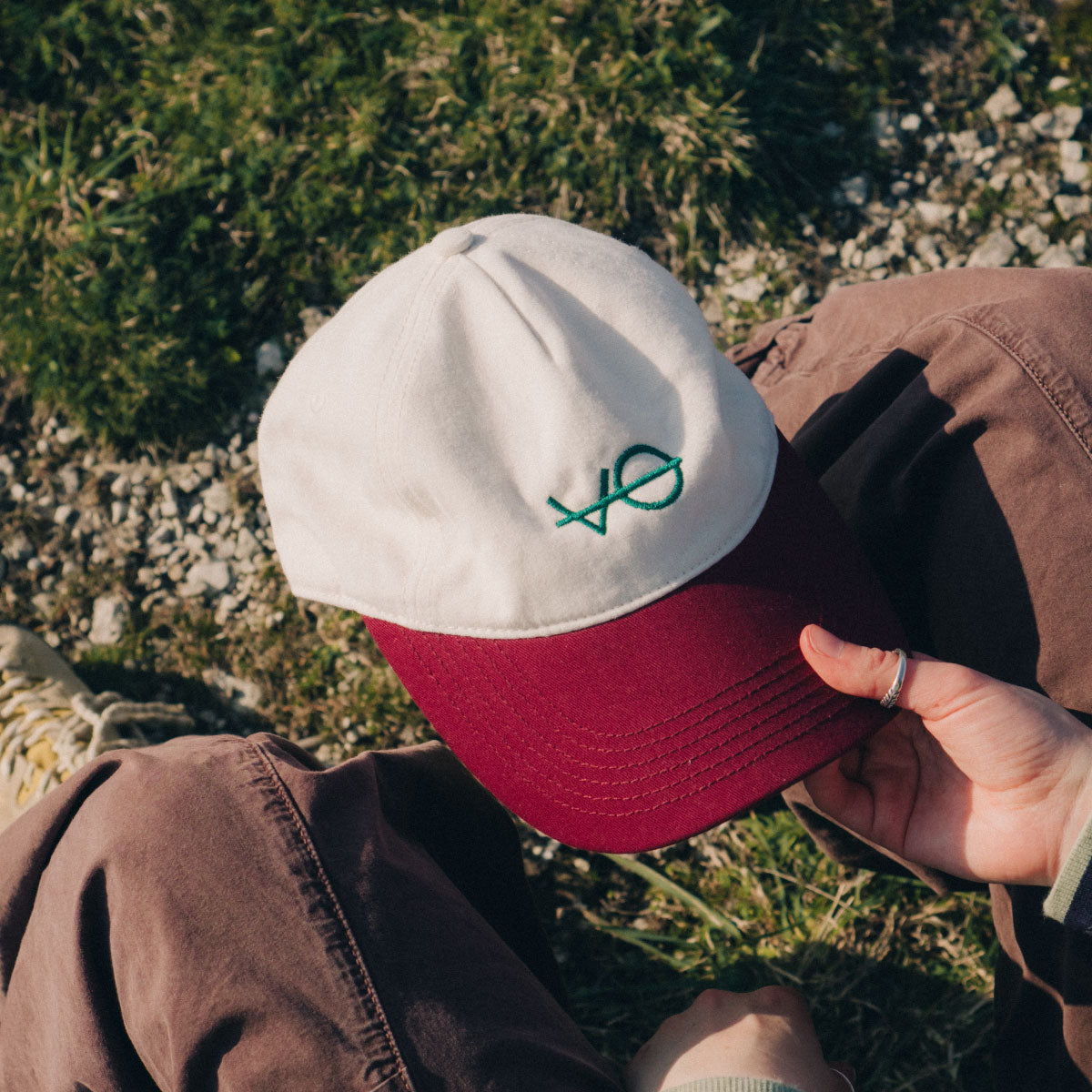 VO Embroidered Two Colour Cap