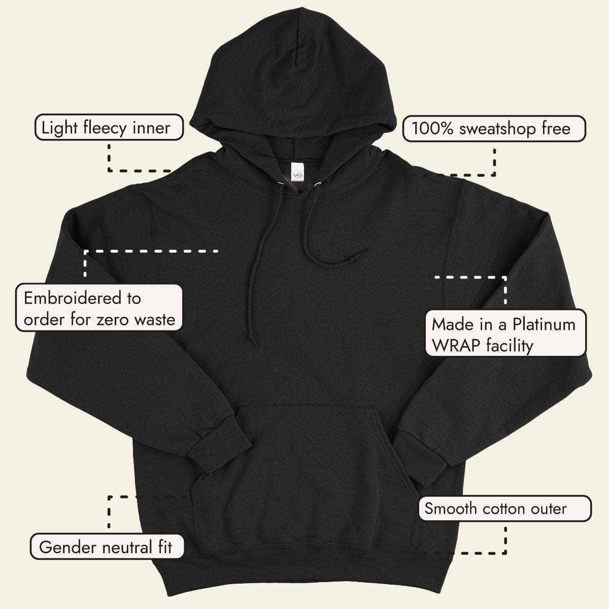 Gathering Embroidered Hoodie (Unisex)
