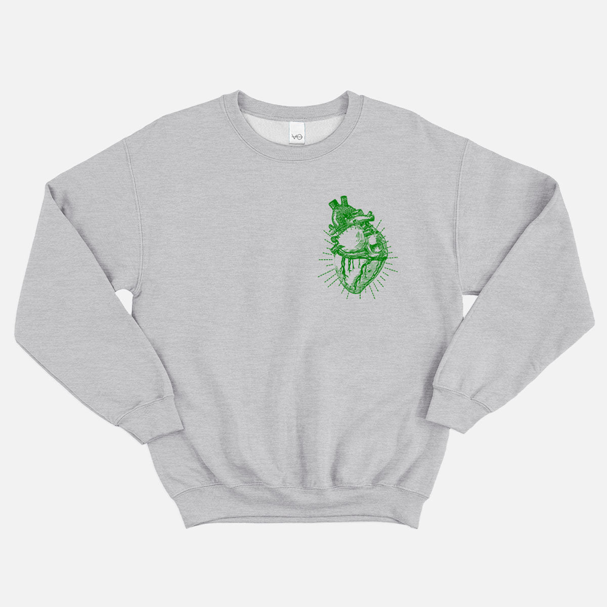 Vegan Anatomy Heart Sweatshirt (Unisex)