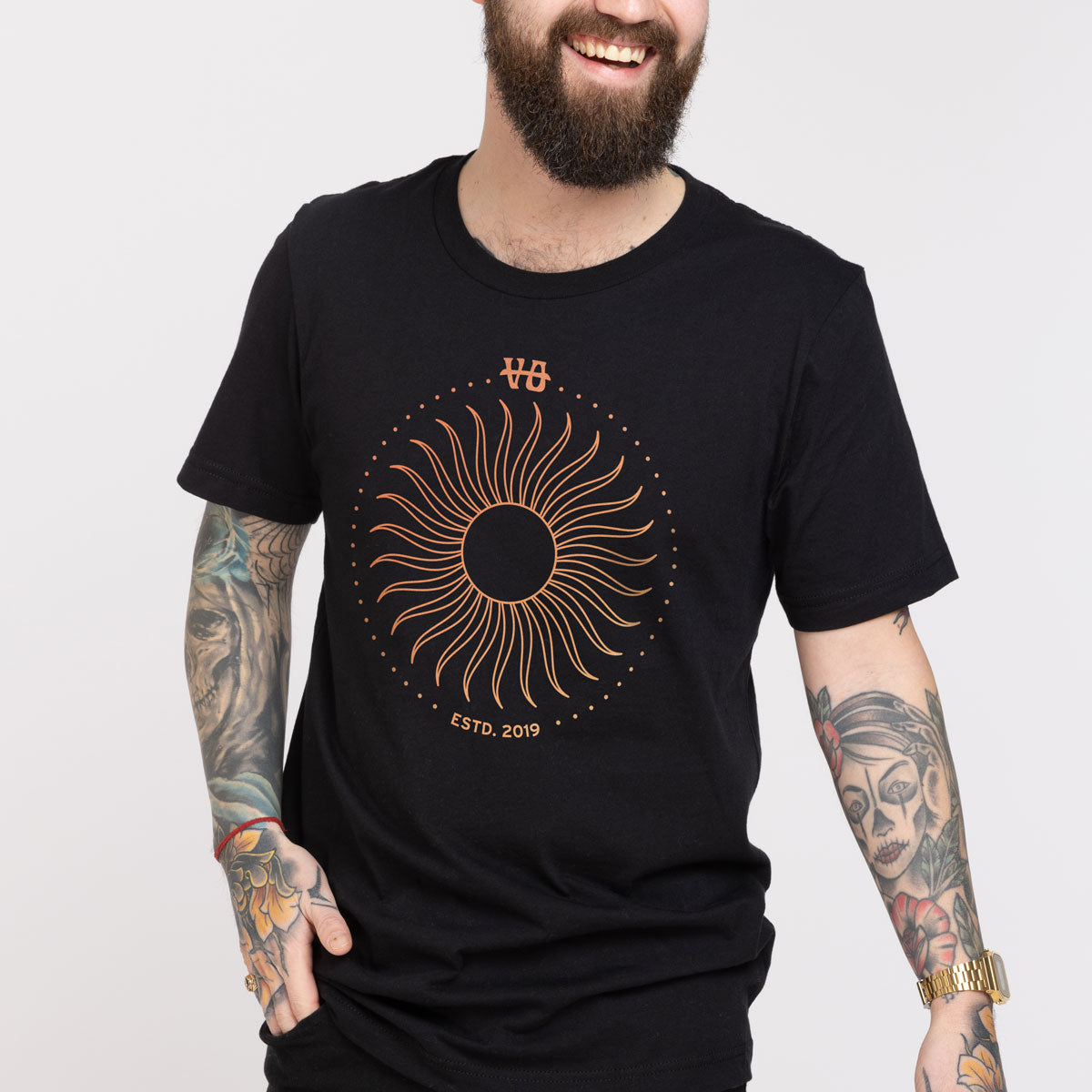 Vintage Sun Graphic T-Shirt (Unisex)